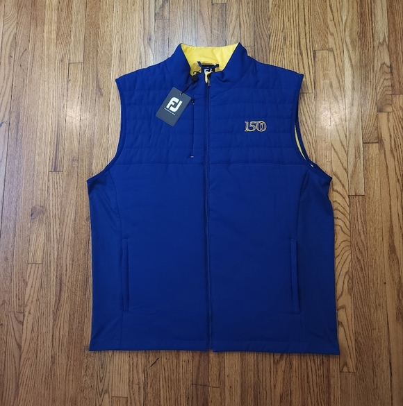 FootJoy Other - Footjoy 150th Open Mens Insulated Golf Vest Size L St Andrews NEW Old Course
